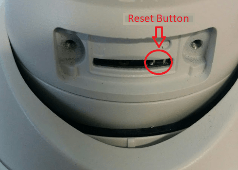 Reset a Hikvision camera